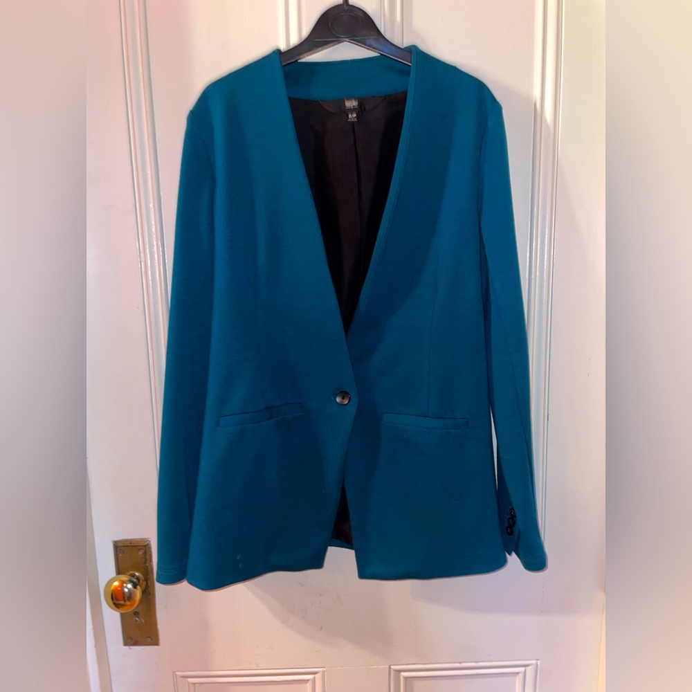 Mosimo VINTAGE blazer in teal blue/green